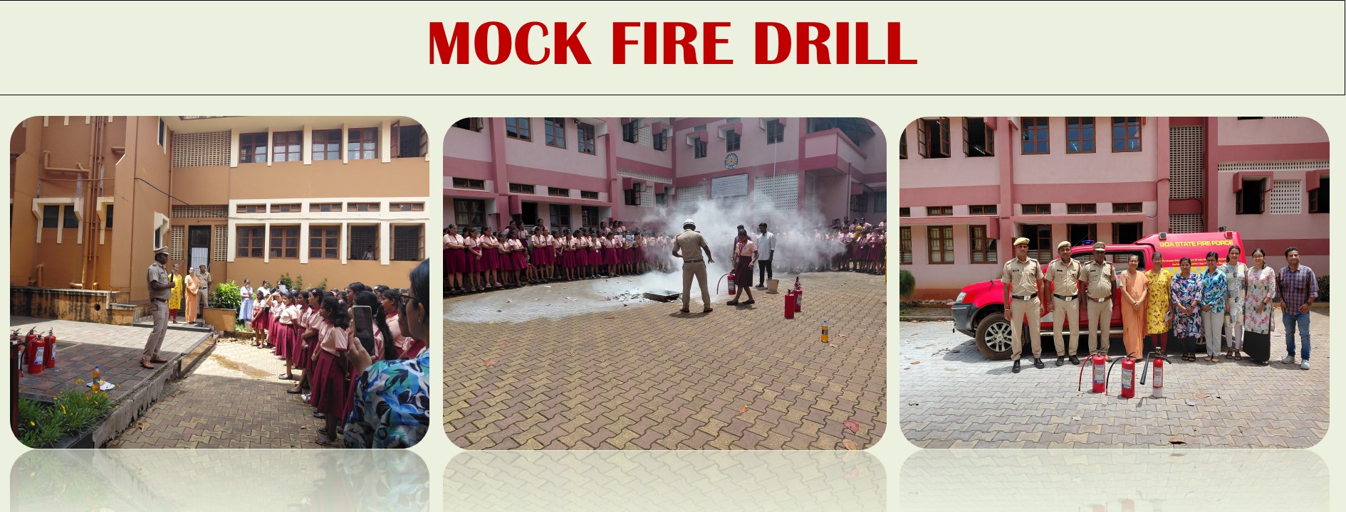 MOCK FIRE DRILL